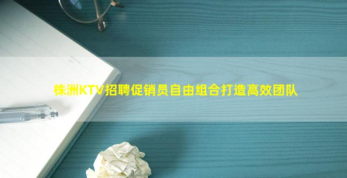 株洲KTV招聘促销员自由组合打造高效团队